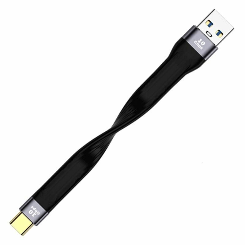 Короткий кабель Type C to C/USB для быстрой зарядки, Разъем USB для подключения к typec ma