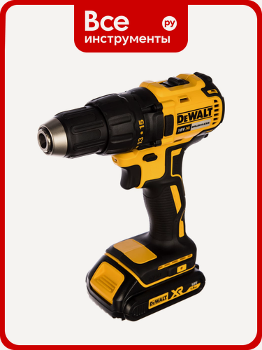 Изображение товара Бесщеточная дрель-шуруповерт DEWALT 18.0 В XR DCD777S2T