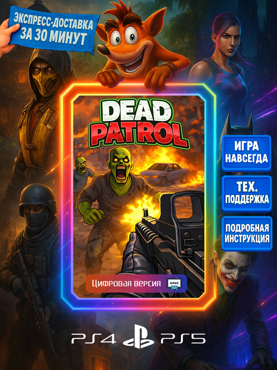 Dead Patrol PS4/PS5 | Моментальная доставка | Английский язык | Шутеры