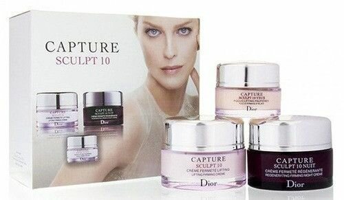 Набор антивозрастных кремов для лица 3в1 Christian Dior Capture Sculpt 10