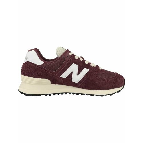 фото Кроссовки new balance 574, полнота f (eu)/ на среднюю стопу, размер 7 us, красный