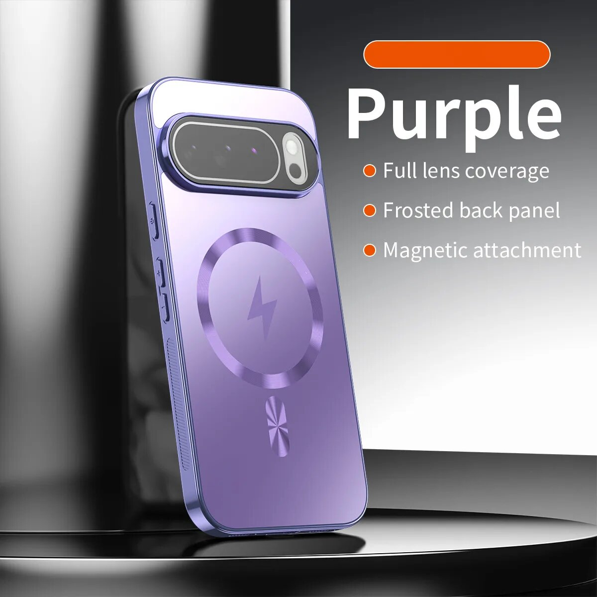 Матовый Чехол Для Телефона Google Pixel С Эффектом AG Skin — Google Pixel 7, Фиолетовый, PURPLE