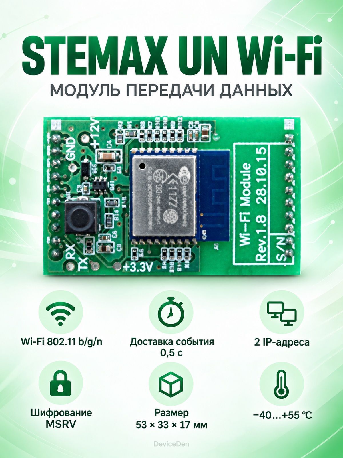 Стелс STEMAX UN Wi-Fi - контроллер системы безопасности