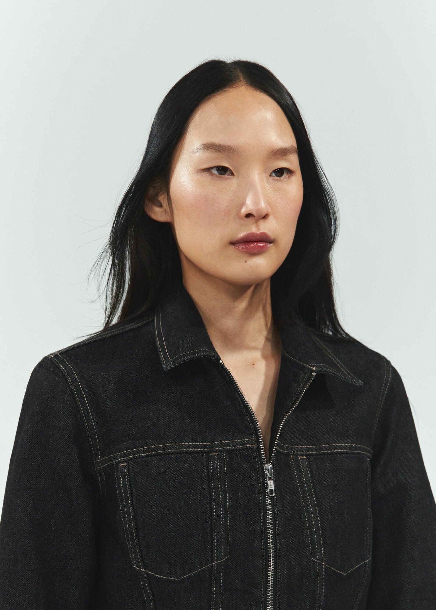 Куртка джинсовая MANGO, размер 20, серый — фото 1