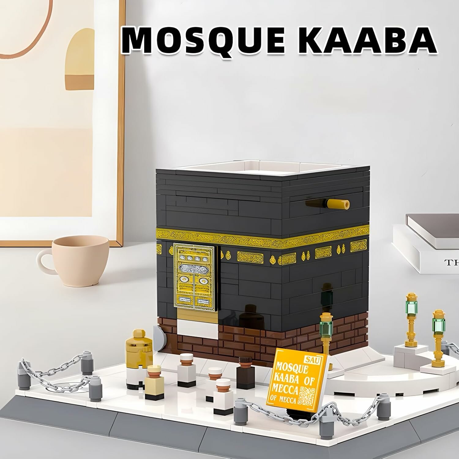 Конструктор WANGE «Mosque Kaaba», 446 деталей, архитектура, сборная модель Каабы
