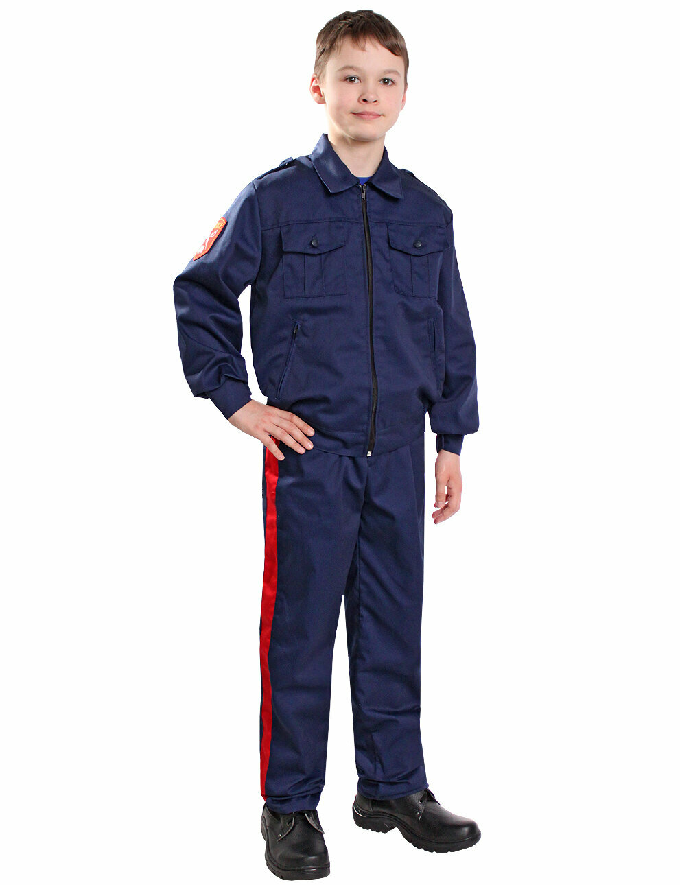 Комплект одежды Компания БВР кадетская форма костюм размер 36/140-146 синий