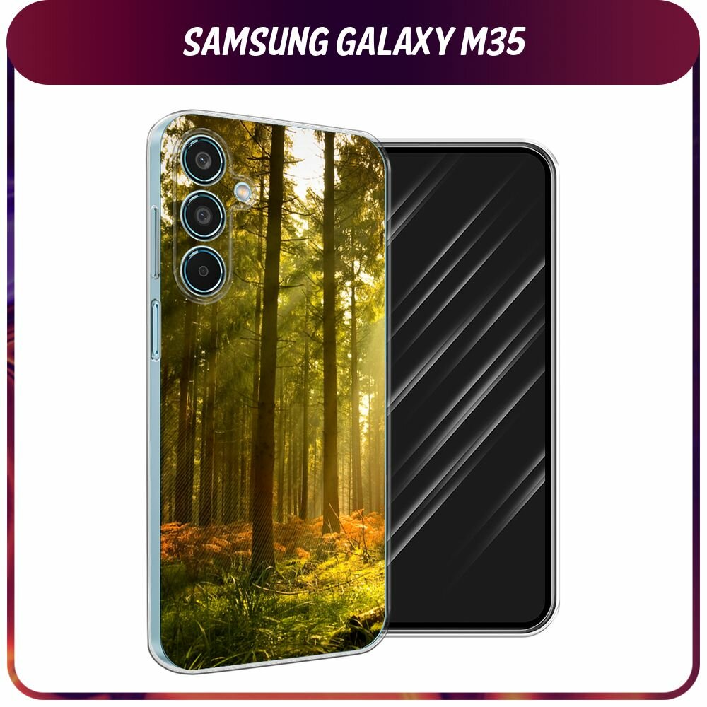 Чехол на Samsung Galaxy M35 / Самсунг Галакси M35 с принтом "Лес 7"