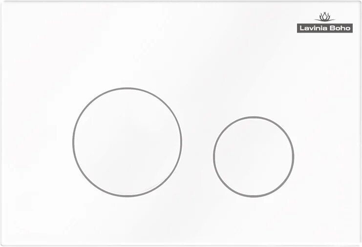 Кнопка смыва для унитаза Lavinia Boho RelFix 3805002W белая