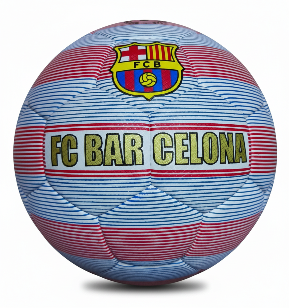 Футбольный мяч, бренд "Real Madrid", "Juventus", "Manchester United", "FC Barcelona" MADE IN PAKISTAN