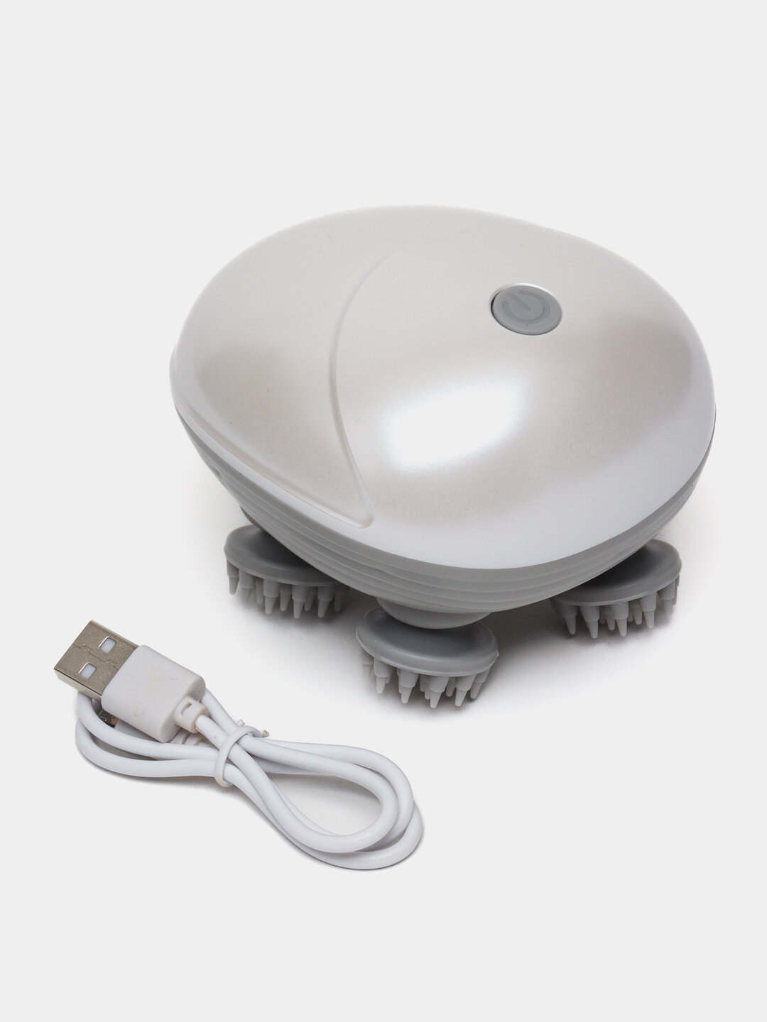 Электрический массажёр для головы “пальчиковый”, а также для лица, шеи и плеч