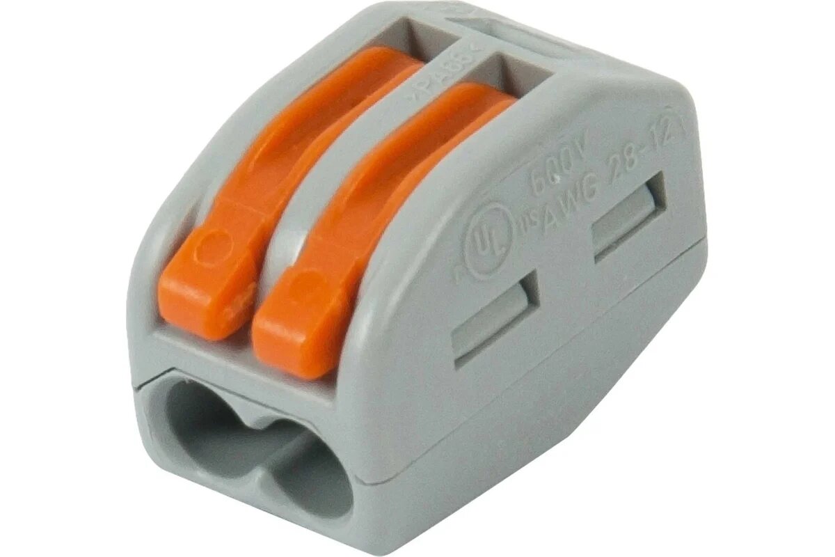 Клеммник универсальный 2х(0.08-2.5) WAGO 222-412