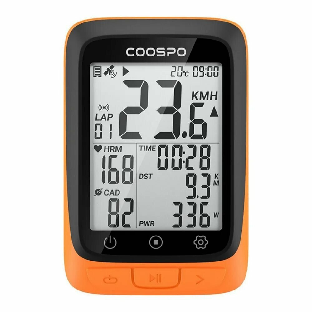 COOSPO BC107 велосипедный компьютер GPS беспроводной велосипедный одометр спидометр 2,4-дюймовый водонепроницаемый функция