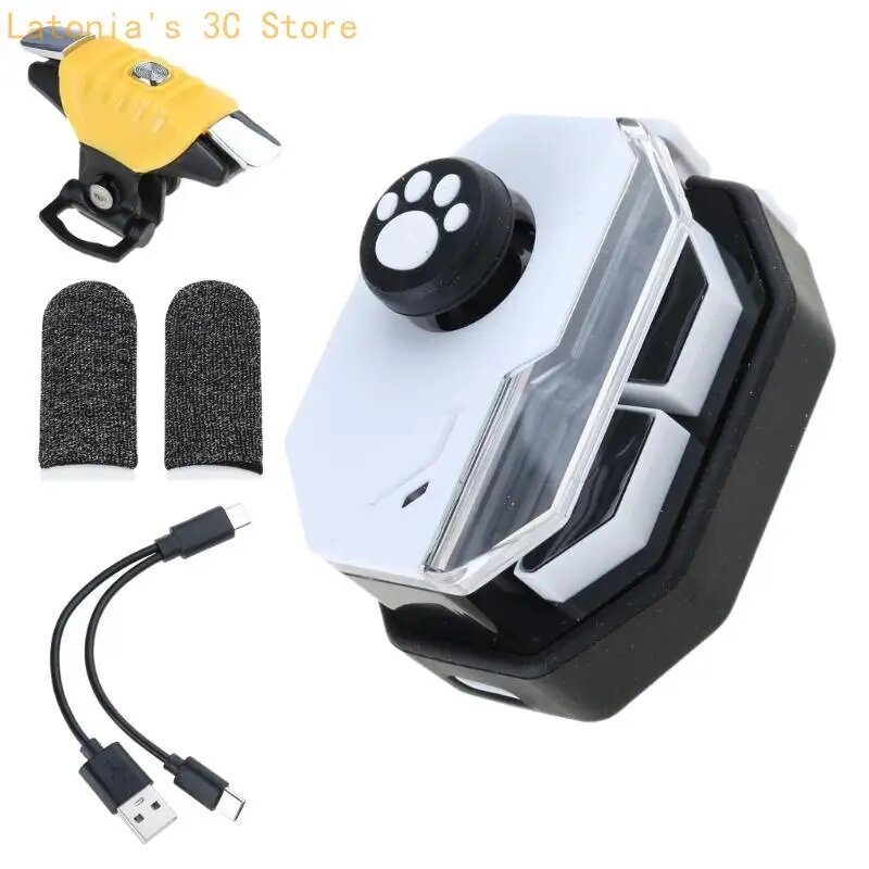 X3UB Mobile Game Joystick Gaming Accessessesies Bluetooth-совместимые игры триггеры с помощью джойстика с помощью рукава с