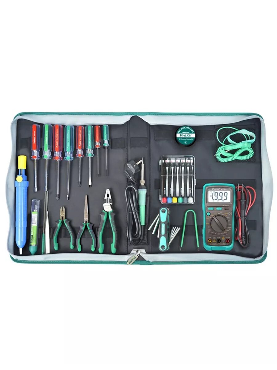 Набор инструментов для электромонтажа PK-616B