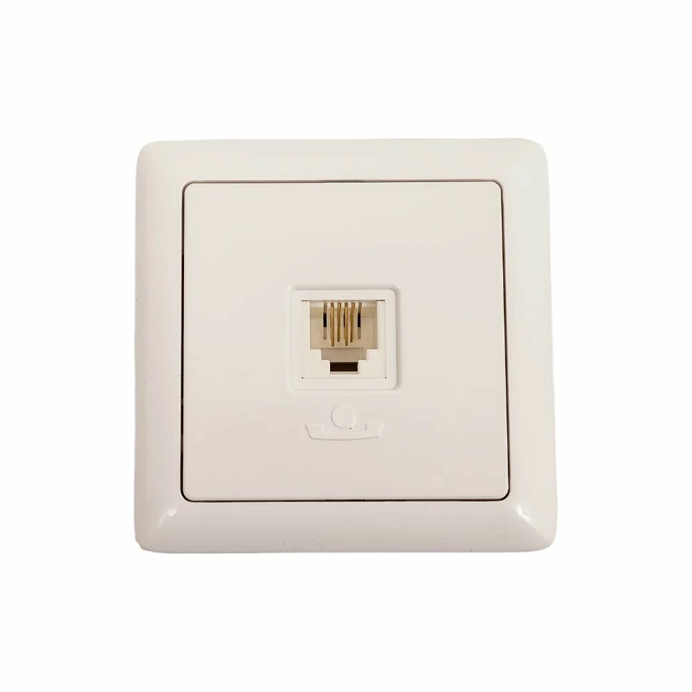 Телефонная розетка Systeme Electric ХИТ RT-4A3-B