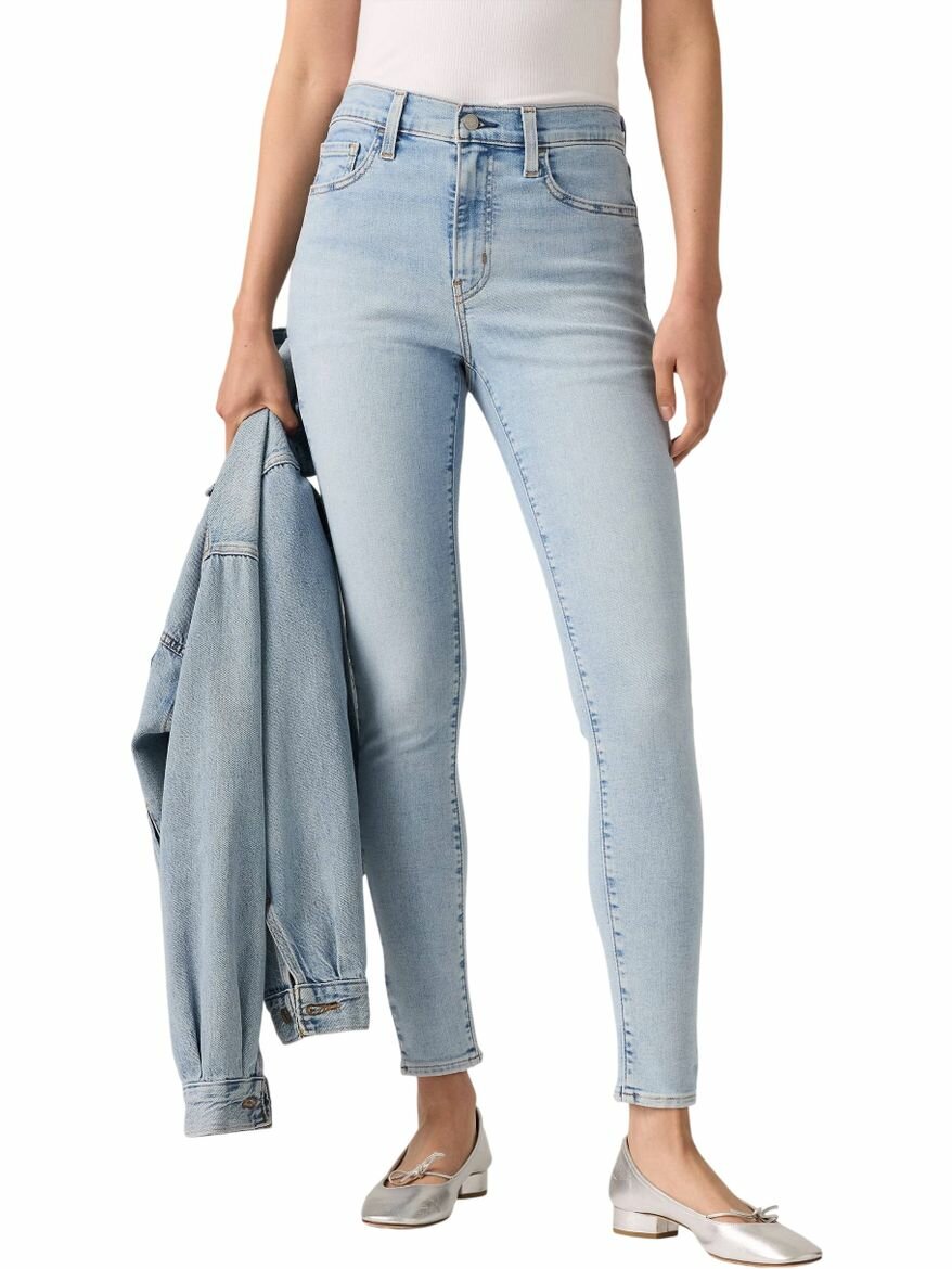 Джинсы скинни 720 HIRISE SUPER SKINNY LIGHT INDIGO - WORN IN 