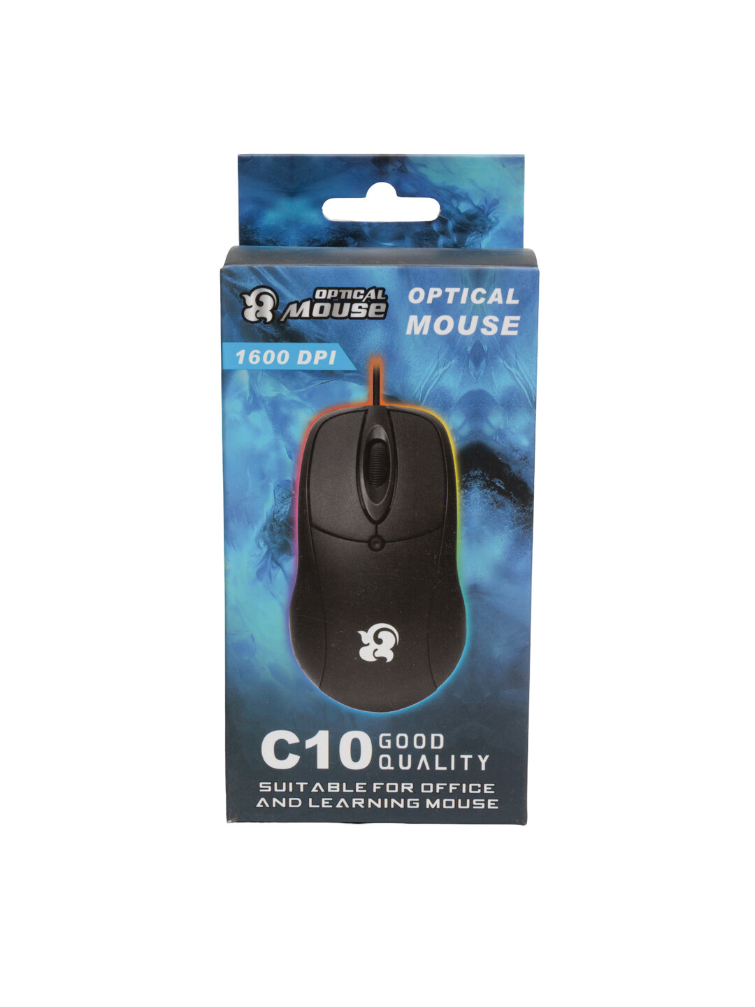 Проводная компьютерная мышь optical mouse 1600 DPI C10 Good quality — фото 1