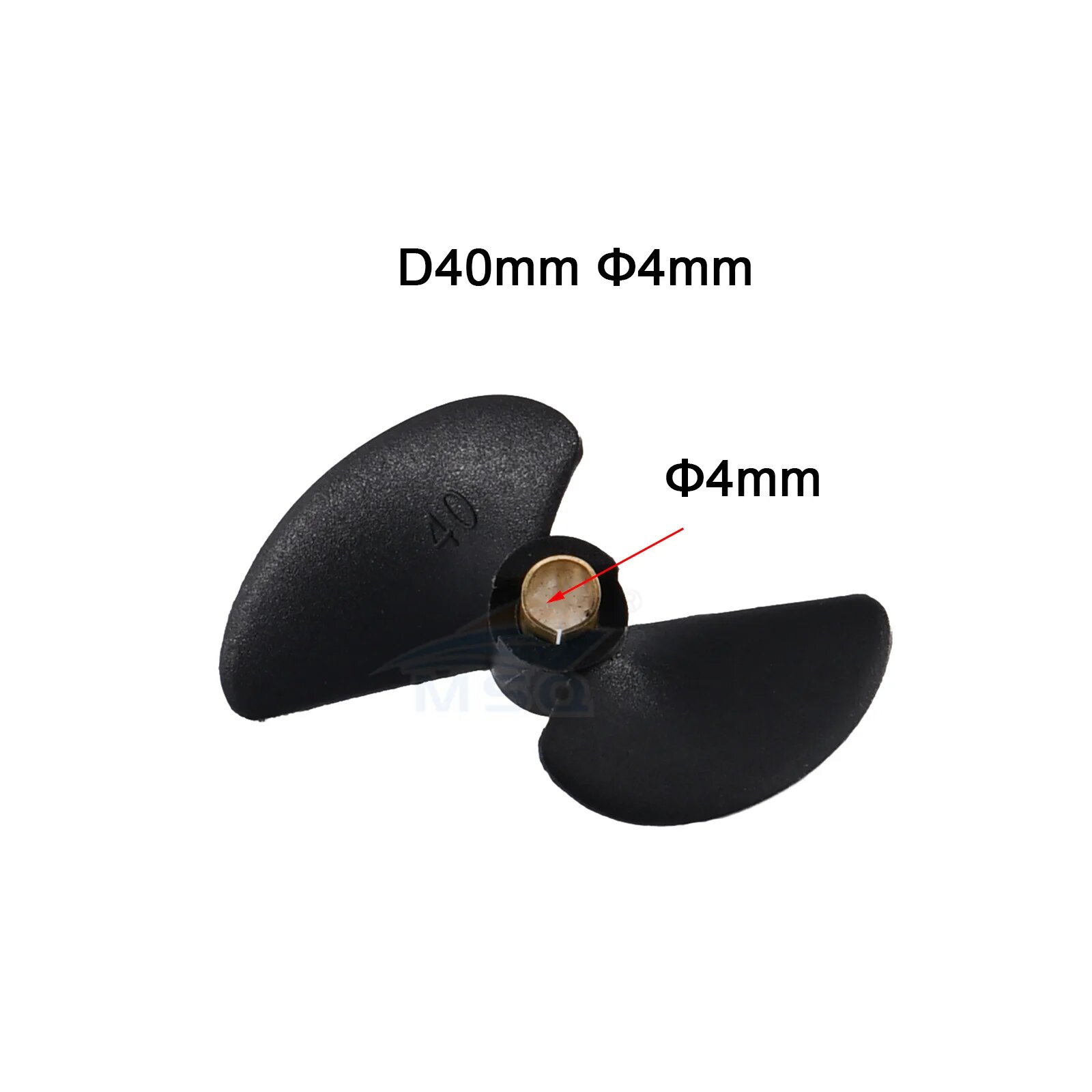 Нейлоновый пропеллер D40x4mm