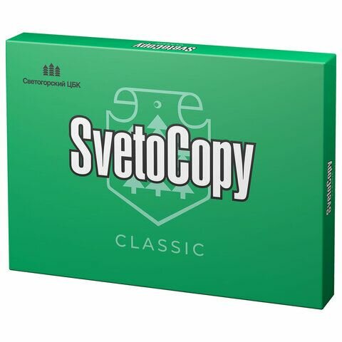 Бумага офисная большого формата (297х420), А3, 80 г/м2, 500 л, марка С, SVETOCOPY CLASSIC, 146% (CIE)