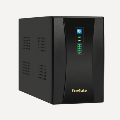 Изображение товара Блок бесперебойного питания ExeGate SpecialPro UNB-2200. LED. AVR.4C13. RJ. USB EX292612RUS черный