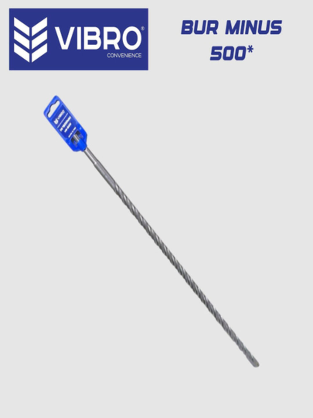 Бур Savdo belgisi "Минус", для кирпича и бетона, с крестообразной режущей кромкой Vibro бур минус 500 14