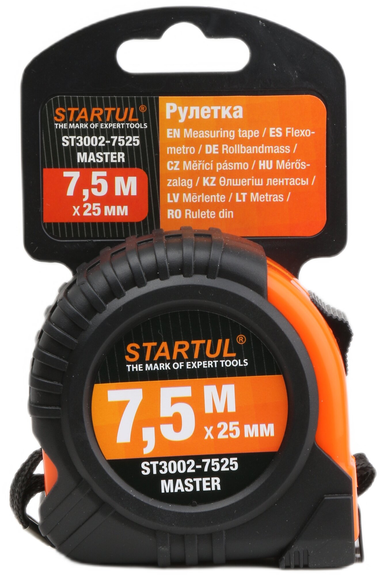 Рулетка измерительная STARTUL Master ST3002-7525, длина 7,5 м, ширина 25 мм — фото 1