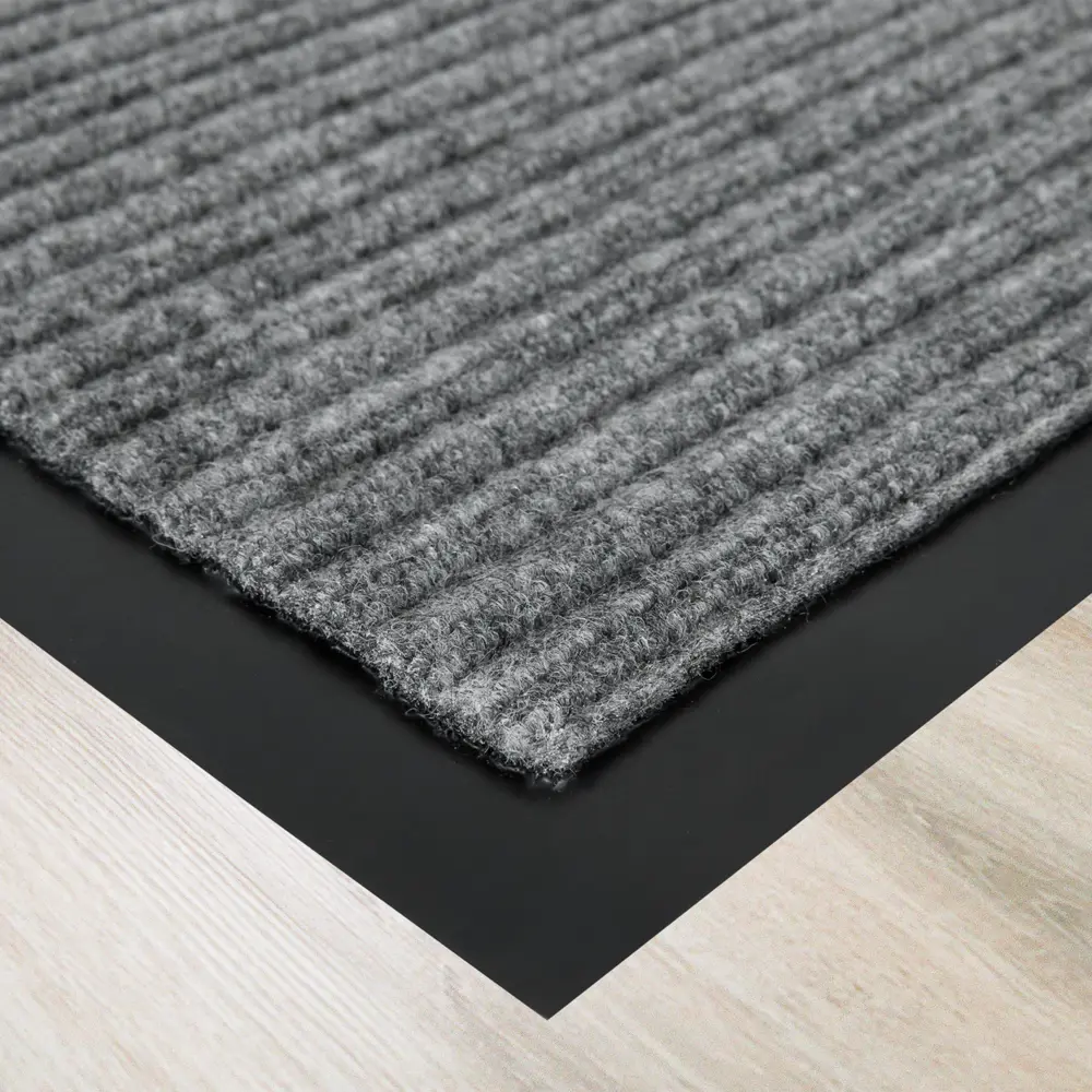 Коврик Start 40х60 см полипропилен цвет серый — фото 1
