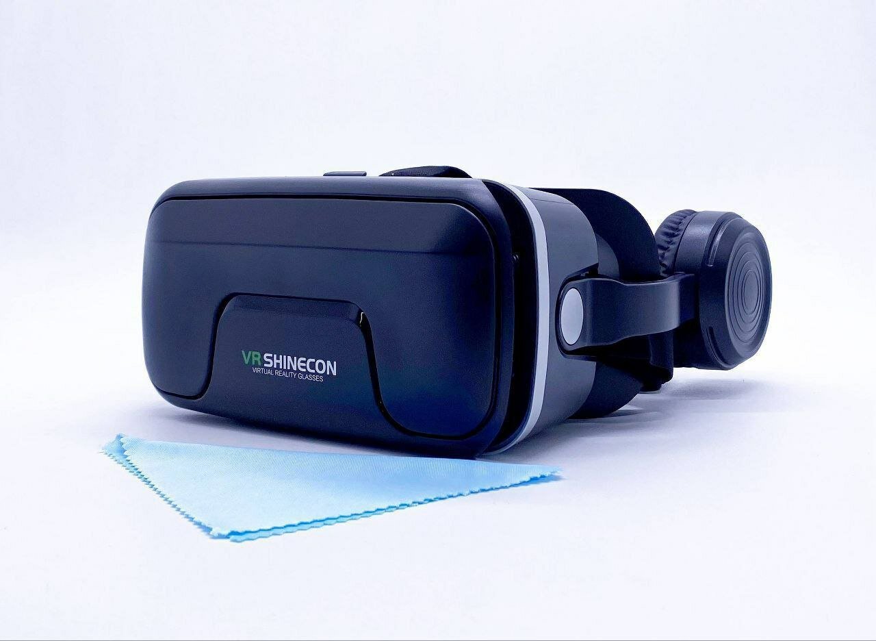 Очки виртуальной реальности Shinecon G04E , для смартфонов, угол обзора 96°, чёрные