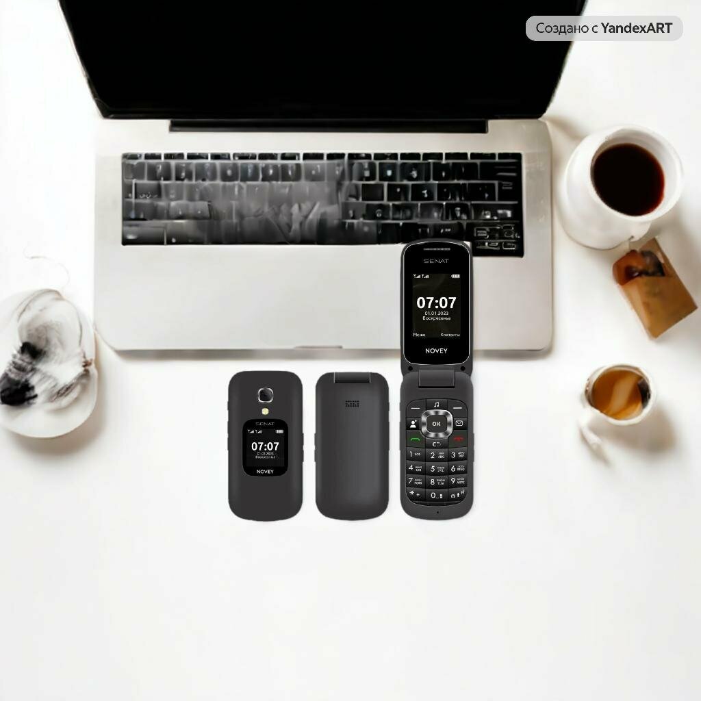 Мобильный телефон Novey "Senat GSM" черный, 2 SIM, Bluetooth