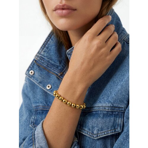 Браслет LU Jewel, 1 шт., размер 16.5 см, диаметр 8 см, золотистый