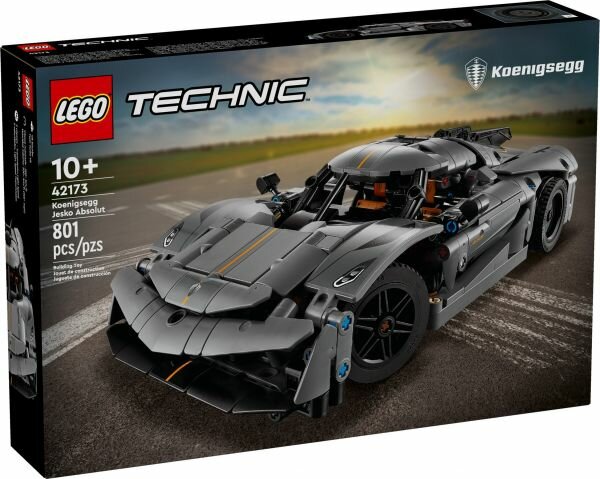 Lego 42173 Technic Koenigsegg Jesko Absolut Grey Hypercar