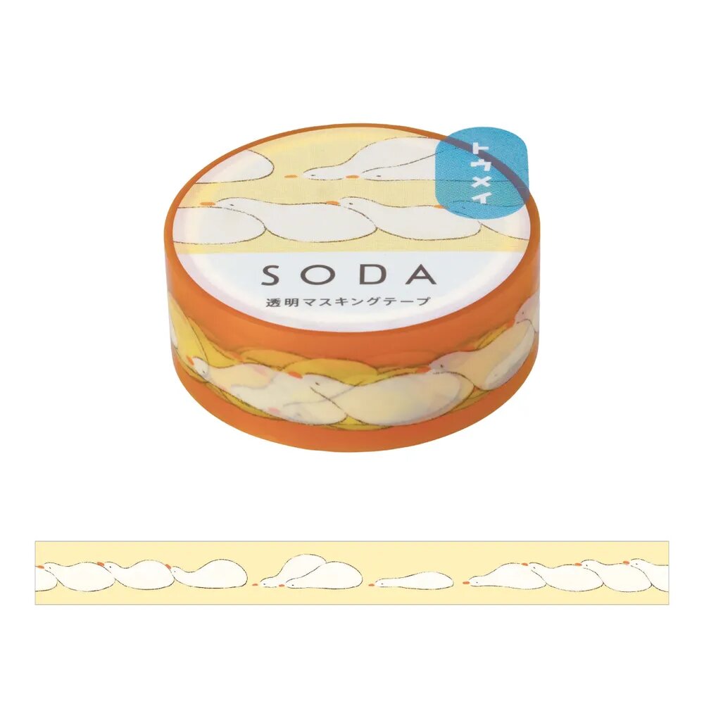 Прозрачная Декоративная Лента Japan KingJim Washi Tape