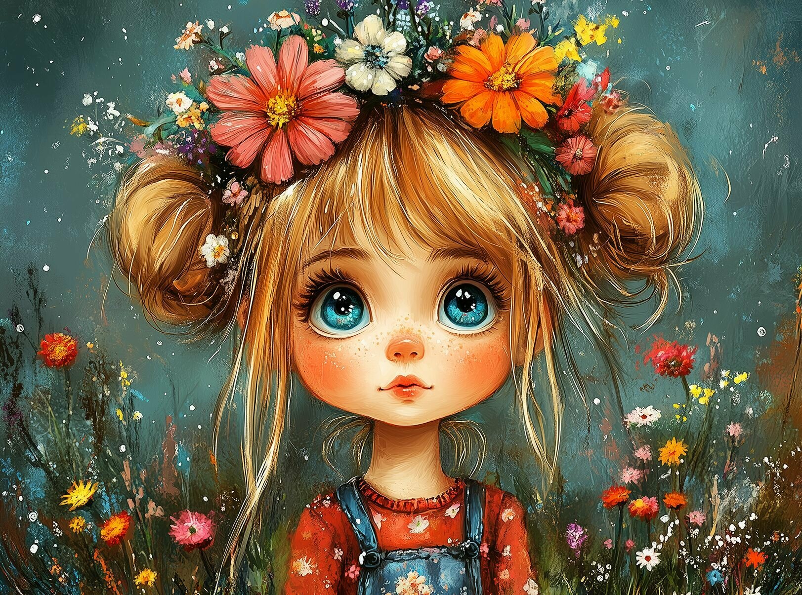 Пазл Алма мини 150 деталей. Глазастая малышка — фото 1