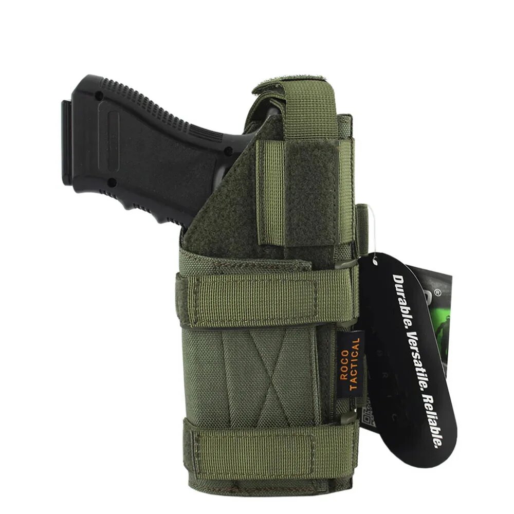 Тактическая кобура для пистолета VULPO Molle, модульный ремень, кобура для пистолета и журнал 9 мм для M9 1911 Glock CZ SIG P220 Hi-Capa и т. д.