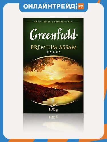 Изображение товара Чай Greenfield Premium Assam 100 г, листовой черный