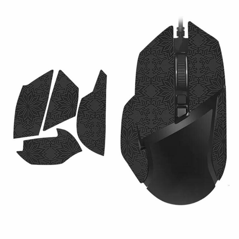 Наклейка для мыши Basilisk X HyperSpeed/V2 / Противоскользящая лента, Для версии V3 - Узор из снежинок