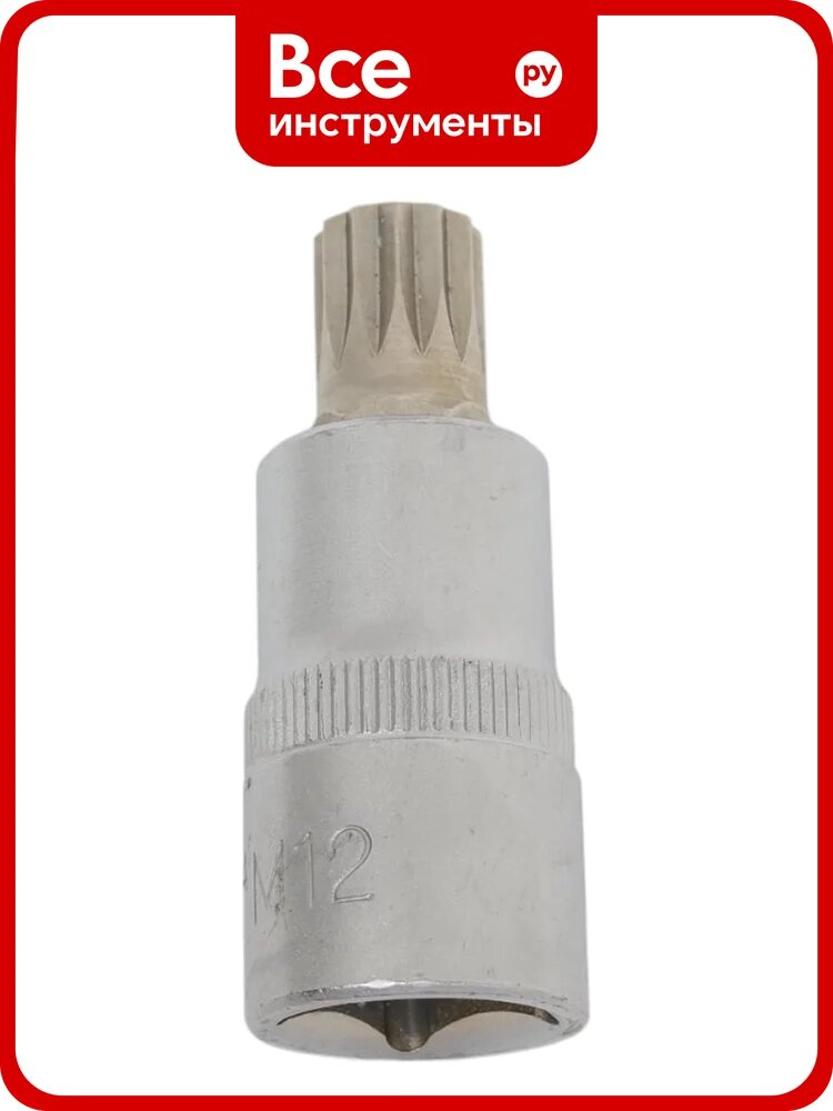 Головка торцевая с вставкой SPLINE (М12; 1/2") YATO YT-04344