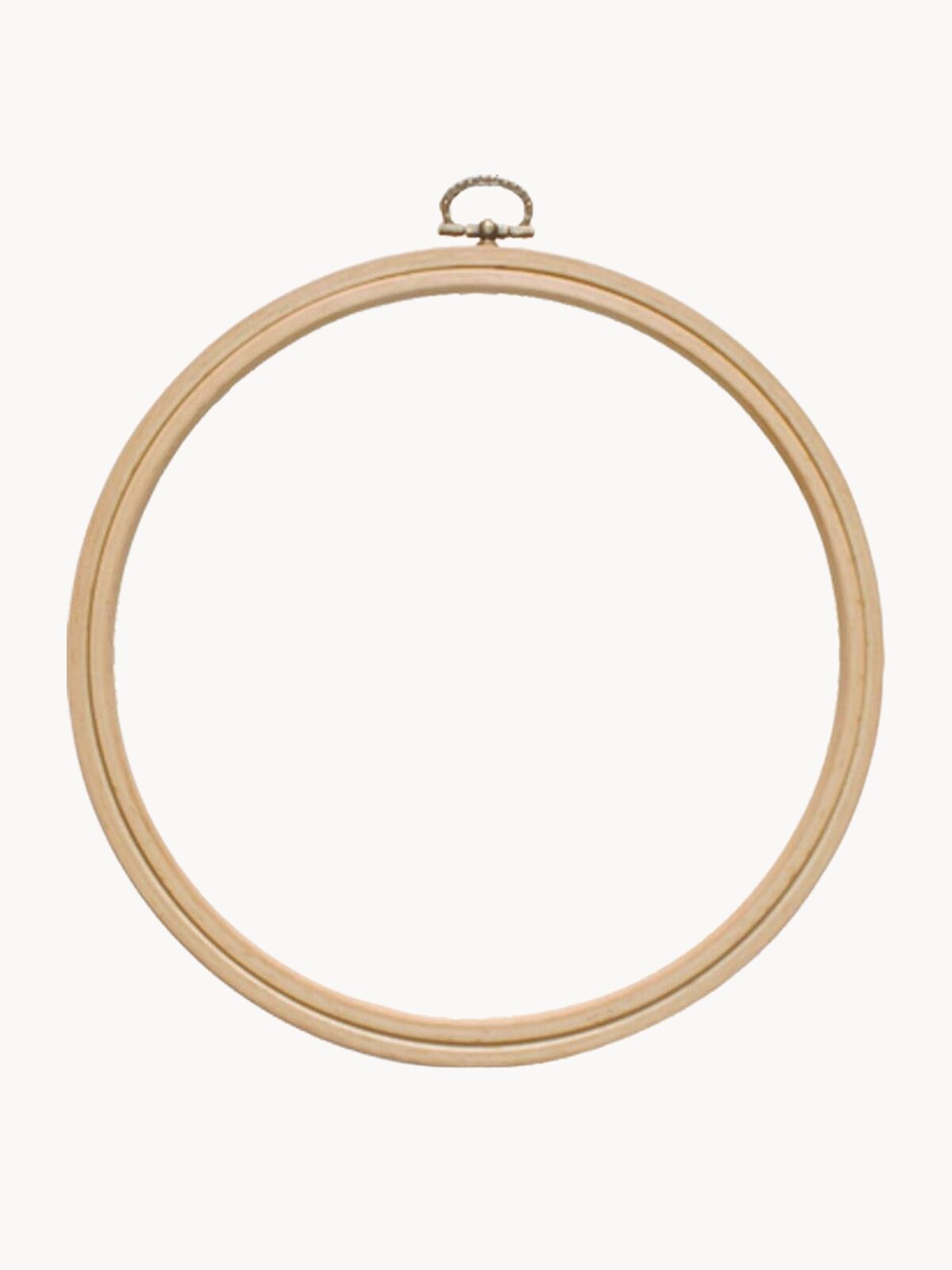 220-8 Пяльцы-рамка Nurge круглые деревянные с подвесом, высота обода 8мм, диаметр 310мм