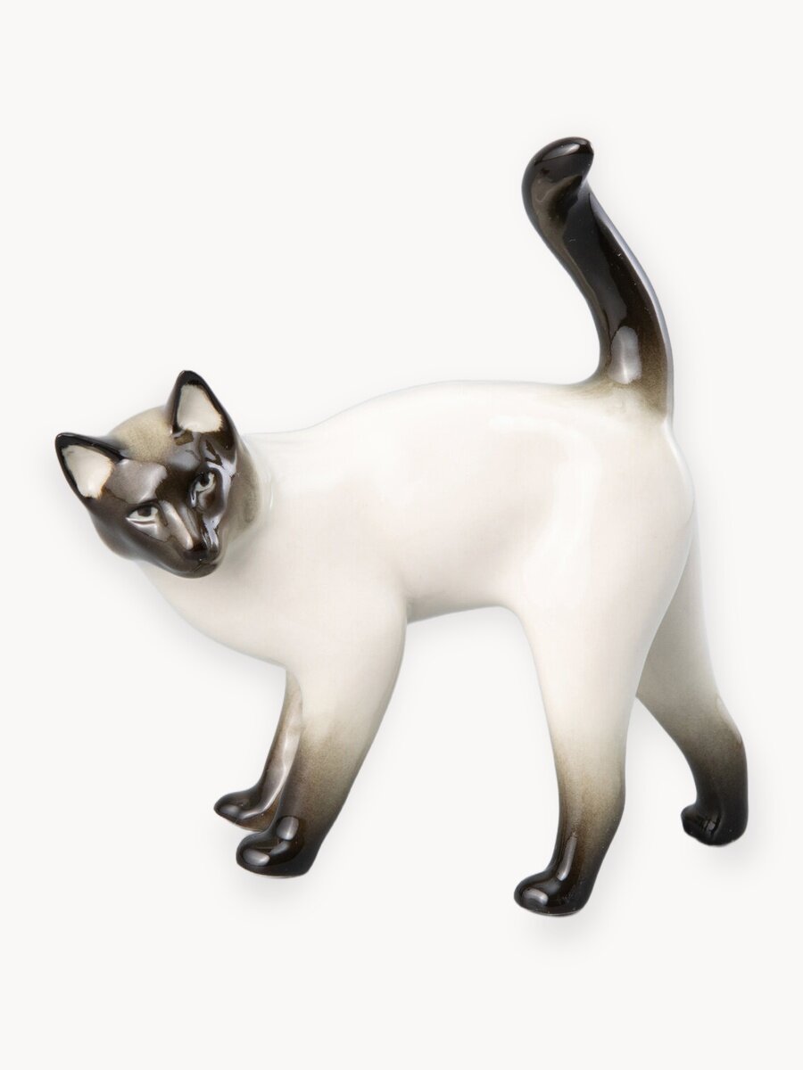 Статуэтка Императорский фарфоровый завод Кошка сиамская