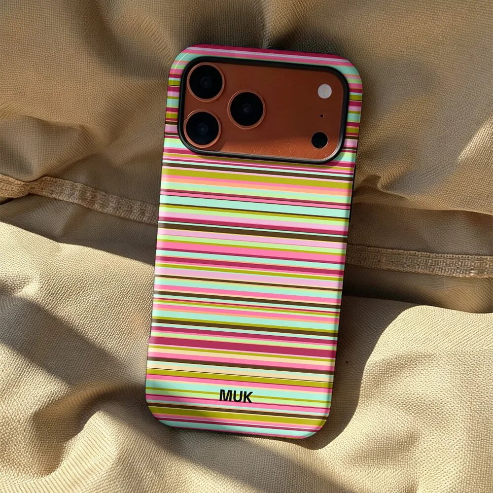 Чехол для телефона MUK Retro Horizontal Line для iPhone 18 17 17e Айфон 15 Про Макс, FLR-J1F449j8