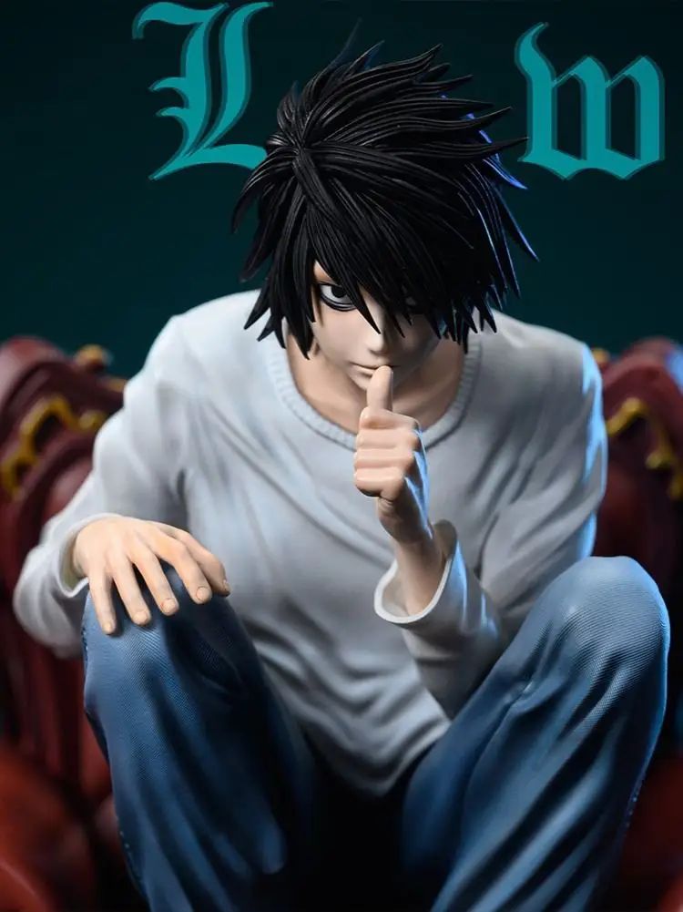 Фигурка из аниме Death Note/L, настольная декорация, коллекционная статуэтка, креативный подарок (15cm)