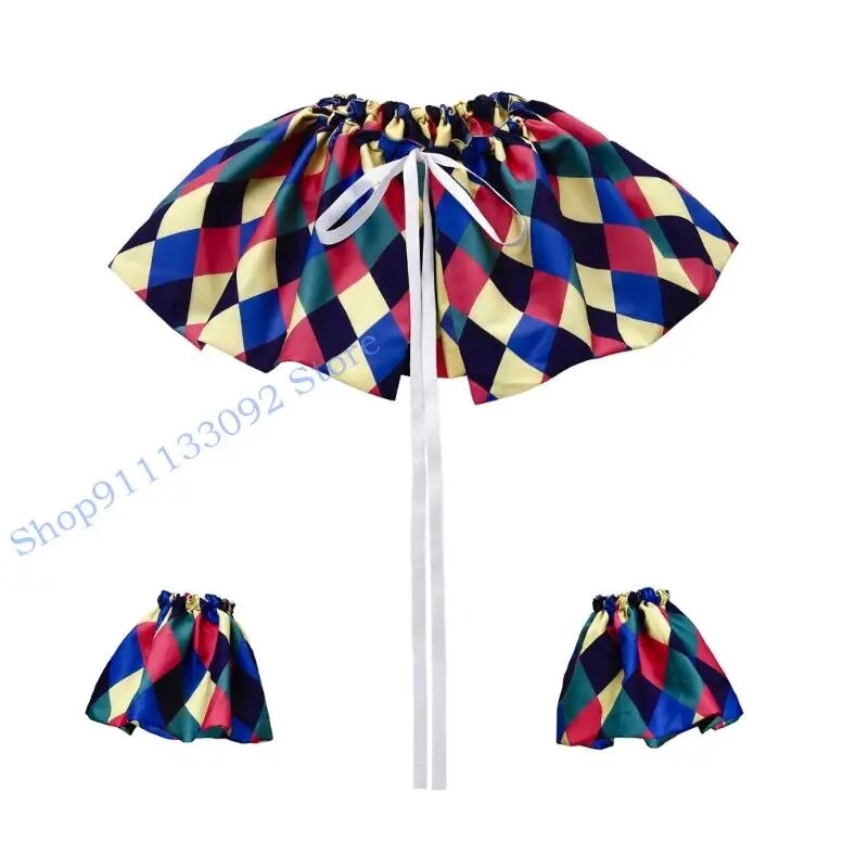 Костюм клоуна: воротник шаль манжеты