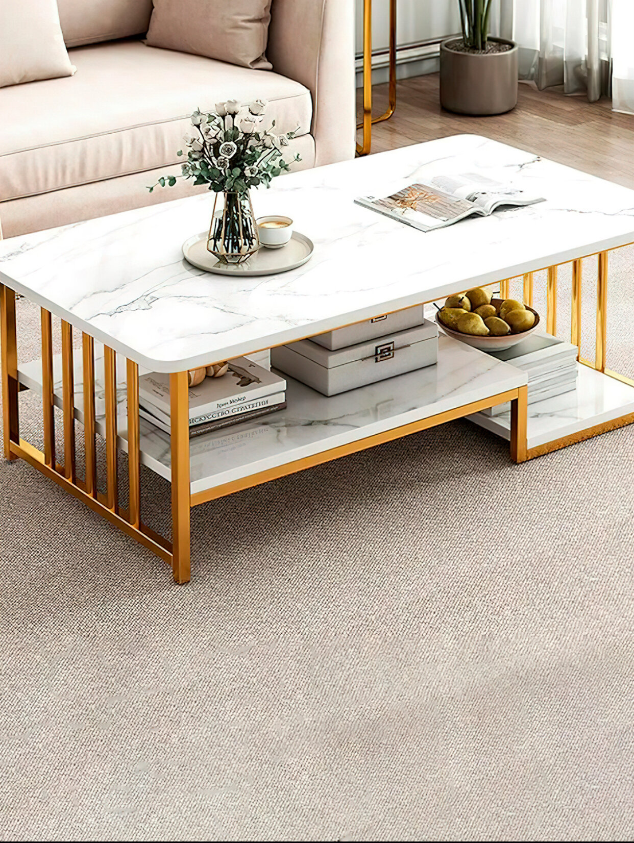 Журнальный стол с мраморным дизайном, столик для гостиной, современный стол для дома