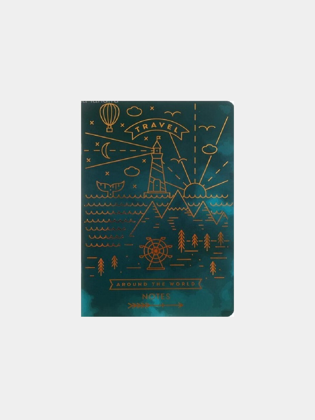 Тетрадь А4 48 л, нелинованная LISTOFF, "Сияющий узор"