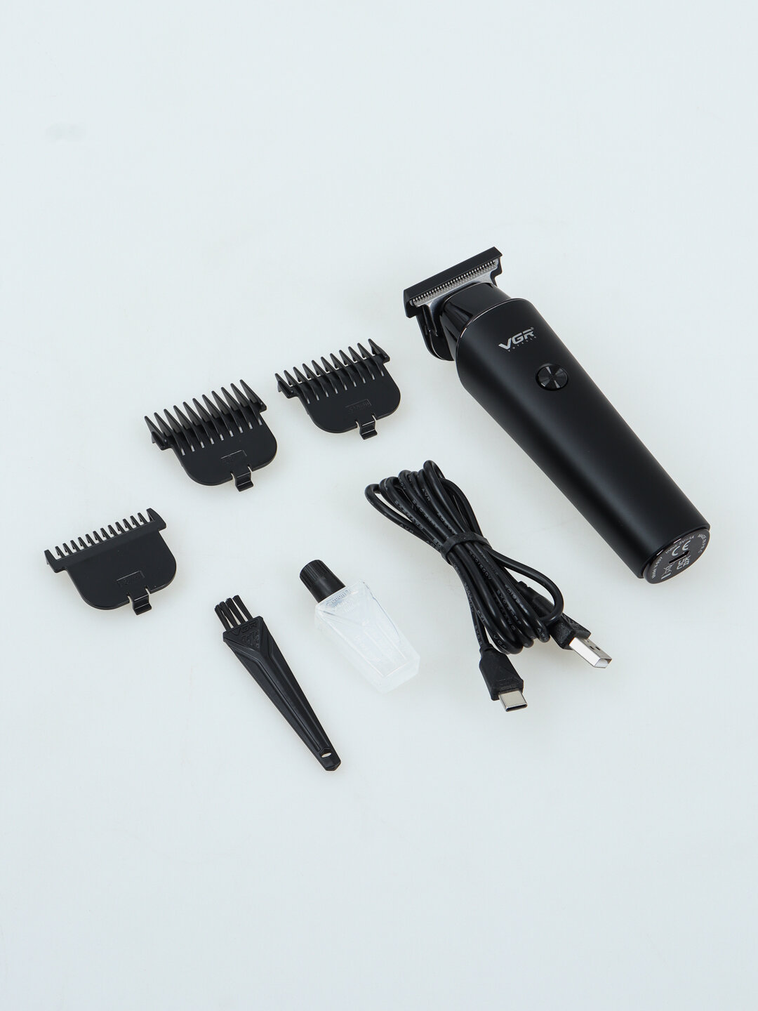 Электрическая машинка для стрижки VGR-937, для волос, бороды, — фото 1