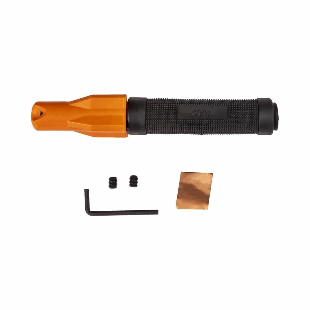 Винтовой электрододержатель электродов с фиксацией 45/90 Handy 300 для MMA сварки; — фото 1