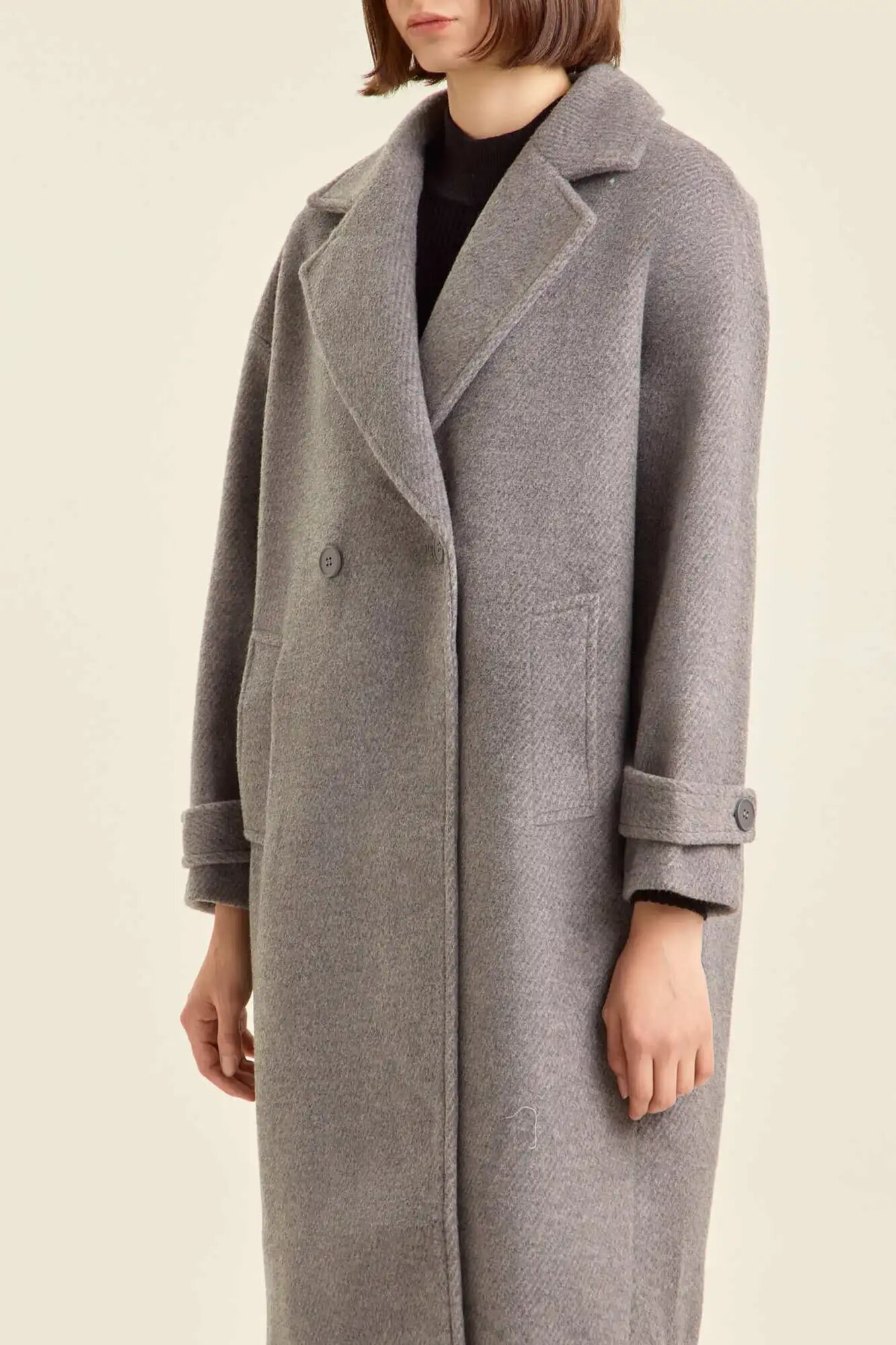 Пальто Selfie, размер XL, серый — фото 1