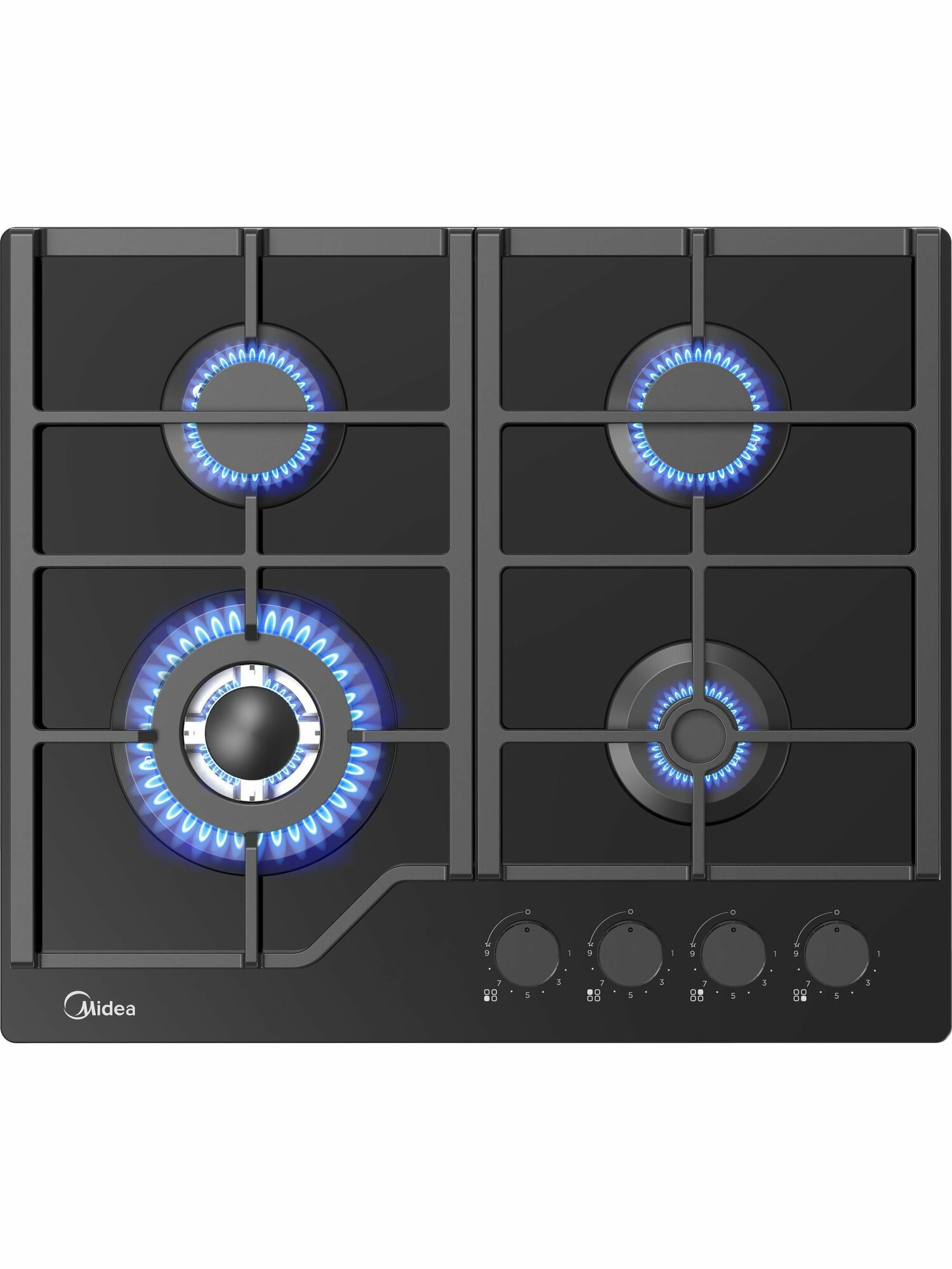 Встраиваемая газовая панель MIDEA MG693TGB — фото 1