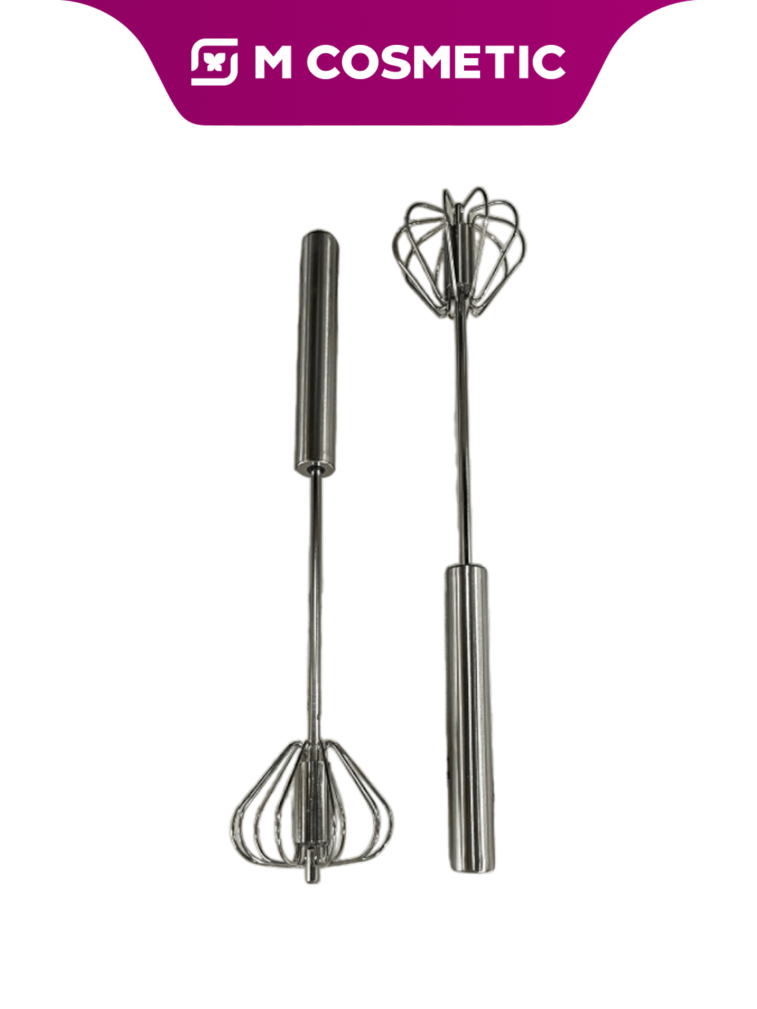 Взбивалка Asia Posuda, металл, средняя, ручная, разноцветная