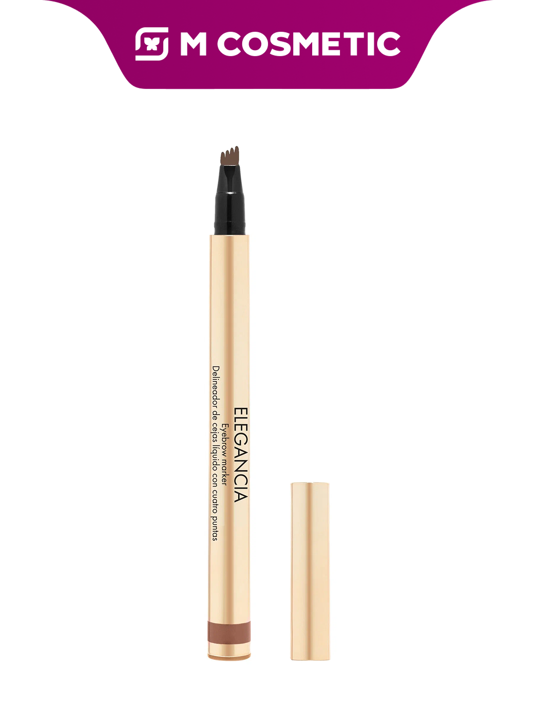 Маркер для бровей Ninelle Elegancia № 614, Тауп, водостойкий, 1 мл